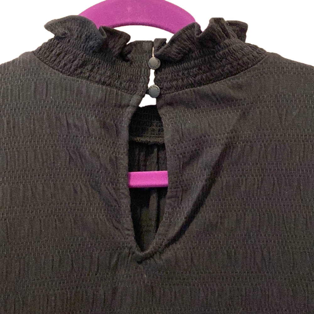 Vince Camuto Mock Neck Tiered Smocked Dress, size M - Picture 5 of 8